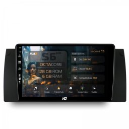 Navigatie BMW Seria 5 E39 / X5 E53 / Seria 7 E38 6GB RAM Android 13 Octacore Slot Sim 4G DSP GPS Wi-FI Carplay Android Auto USB Bluetooth Waze Touchscreen 9 Inch