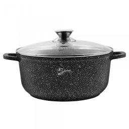 Oala Samus TOL26-OC | 5.5L, 12cm, Antiaderent, Negru