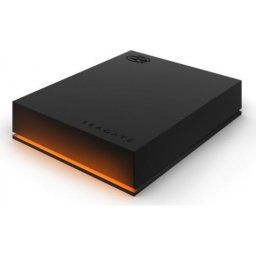 HDD Extern Seagate FireCuda Gaming 5TB, USB 3.2, Iluminare RGB (Negru)
