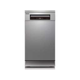 Masina de spalat vase independenta Toshiba DDW-10F2EE(S)-PL, 6 programe, 10 seturi, Argintiu