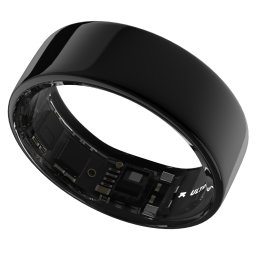 Smart Ring Ultrahuman Ring Air UHRA-AA-14, Bluetooth BLE5, HRV, VO2 Max, Android/iOS, Monitorizare ritm cardiac, Saturatie Oxigen, Autonomie 6 zile, 24.91 mm, Negru