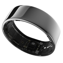 Smart Ring Ultrahuman Ring Air UHRA-AS-14, Bluetooth BLE5, HRV, VO2 Max, Android/iOS, Monitorizare ritm cardiac, Saturatie Oxigen, Autonomie 6 zile, 24.91 mm, Argintiu