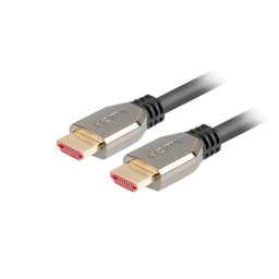 Cablu HDMI v.2.1 8K la 60Hz, 50 cm, Lanberg 42894, suport DSC 1.2, Dinamic HDR, eARC, ALLM, QFT
