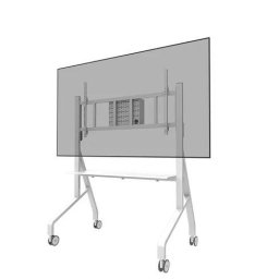 Suport monitor mobil Neomounts FL50-575WH1, 125 kg, 65-110", Alb