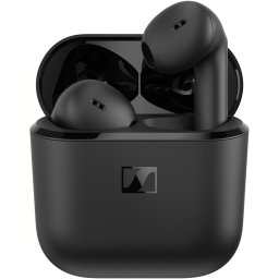 Casti In-Ear Sennheiser Accentum Open TW, True Wireless, Bluetooth, Microfon, Autonomie 28 ore, IPX4, Negru