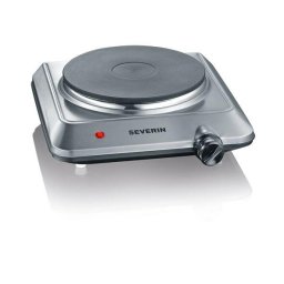 Plita de masa portabila Severin KP 1092 din otel inoxidabil cu 1 arzator, Gri
