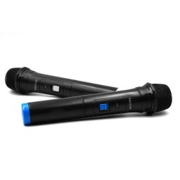 Set 2 microfoane karaoke, SQUEAK VOCALDUO 2,4G, negru, 240x48mm