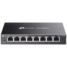 Switch TP-LINK Omada ES208G, 8 porturi RJ45, Management L2, Plug-and-Play