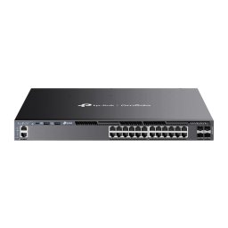 Switch TP-LINK Omada SG6428XHP, 4 sloturi SFP+, 24 porturi PoE+, 720 W, Management L3