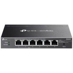 Switch industrial TP-LINK Omada IES206GPP, 6 porturi RJ45, 4 porturi PoE+, Gigabit, Plug-and-Play