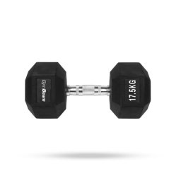 GymBeam Ganteră hexagonală White 17.5 kg