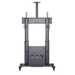 Stand TV Mobil Multibrackets MB-7680 cu MediaBox Diagonala 60-100Inch Max. 90KG Negru