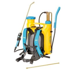 Pulverizator de Gradina Tip Rucsac Gloria PRO 1800 Capacitate 18L Presiune Maxima 6 Bar Galben/Albastru