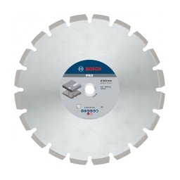 Bosch - PRO Asphalt - Disc diamantat de taiere segmentat, 400x25.4/20x3.2 mm, taiere umeda si uscata