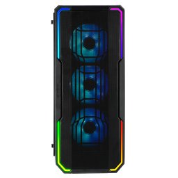 Carcasa Enso Mesh RGB Midi-Tower, Tempered Glass - Negru