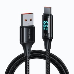 Mcdodo Cablu Digital HD Type-C Black (1.2m, 6A)-T.Verde 0.1 lei/buc