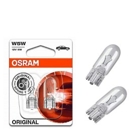 Set 2 becuri W5W 12V/5W, fara soclu, blister