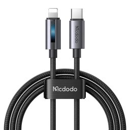 USB-C to Lightning Cable CA-5710 With Breathing Light 36W 1.2m (black)