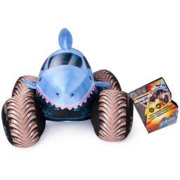 Monster Jam - Camion Megalodon de pluș cu lumini și sunete, Oficial, Multicolor, 3 ani+
