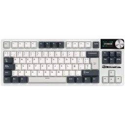 Tastatura Kludge S85 Cloud Switch RGB LED USB/USB Wireless/Bluetooth White Night