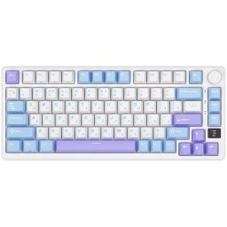 Tastatura RK-M75 Brown switch RGB LED USB/ USB Wireless/Bluetooth Taro Milk