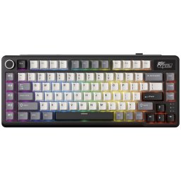 Tastatura Kludge RK-L75 Beige switch RGB LED USB/ USB Wireless/Bluetooth Knight Black