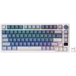 Tastatura RK-M75 Brown switch RGB LED USB/USB Wireless/Bluetooth Ocean Blue