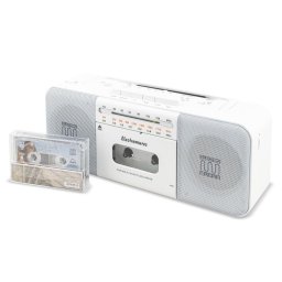 Difuzor Bluetooth cu Casetofon si Radio FM/AM/SW Electromures EM 1010 ALB