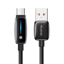 Cablu, USB-A to USB-C, 6A, 1.2m - Mcdodo (CA-0020) - Black
