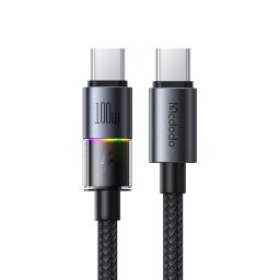 Cablu, USB-C to USB-C, 100W, 5A, 1.2m - Mcdodo (CA-8200) - Black