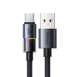 Cablu, USB-A to USB-C, 6A, 1.2m - Mcdodo (CA-8180) - Black