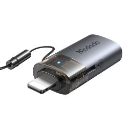 Card reader Cititor Card Lightning McDodo OT-7850, USB-A (OTG) - microSD, Negru