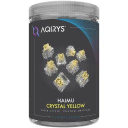 Set 55 contacte personalizate HaiMu Crystal Yellow (Super Silent)