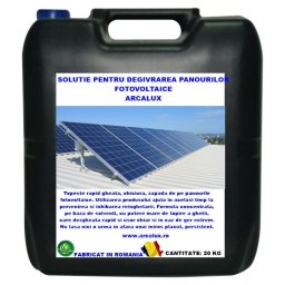 Solutie pentru degivrarea panourilor solare, Arca Lux, bidon 20 KG