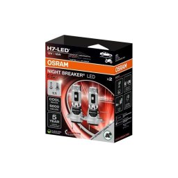 Set 2x bec LED auto NIGHT BREAKER SPEED H7 PX26d/16W/12V 6000K - Osram