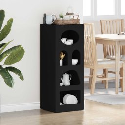 Bufet Negru 40 x 35 x 100,5 cm Lemn compozit GartenMobel Dekor