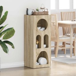 Bufet Stejar Sonoma 40 x 35 x 100.5 cm Lemn compozit GartenMobel Dekor