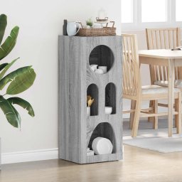 Bufet Gri Sonoma 40 x 35 x 100.5 cm Lemn compozit GartenMobel Dekor
