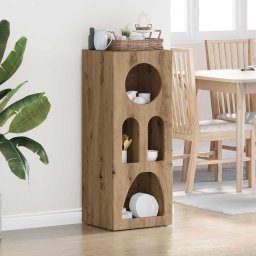 Bufet Stejar Artizanal 40 x 35 x 100.5 cm Lemn compozit GartenMobel Dekor
