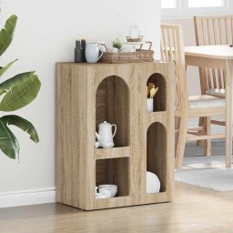 Bufet Stejar Sonoma 59 x 35 x 80.5 cm Lemn compozit GartenMobel Dekor