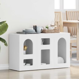 Bufet Alb 100 x 35 x 59 cm Lemn compozit GartenMobel Dekor