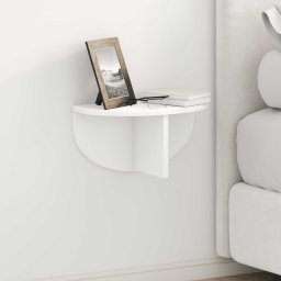 Raft de perete Pe perete Alb 38 x 19 x 19 cm Lemn compozit GartenMobel Dekor