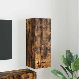 Dulap TV de perete Stejar fumuriu 30 x 31 x 80 cm Lemn compozit GartenMobel Dekor