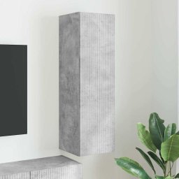 Dulap TV de perete Beton 30 x 31 x 100 cm Lemn compozit GartenMobel Dekor