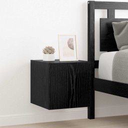 Dulap TV de perete Stejar Negru 30,5 x 35 x 30 cm Lemn compozit GartenMobel Dekor