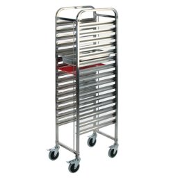 Carucior profesional inox APS, 30 niveluri, compatibil GN 1/1