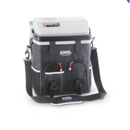 Cutie termoelectrica alimentare: 12V, capacitate 19 litri, Delta TC 16 K, material textil exterior, dimensiuni (Lxhxl) 35 x 43 x 27cm, negru