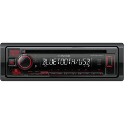 Sistem auto KDC-BT460U RADIO CD/USB/BLUETOOTH KENWOOD, ROSU