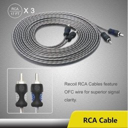Cabluri audio RCI217 cablu RCA Recoil de 5.5m, 2 canale