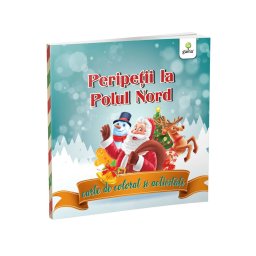 Peripeții la Polul Nord: carte de colorat și activități